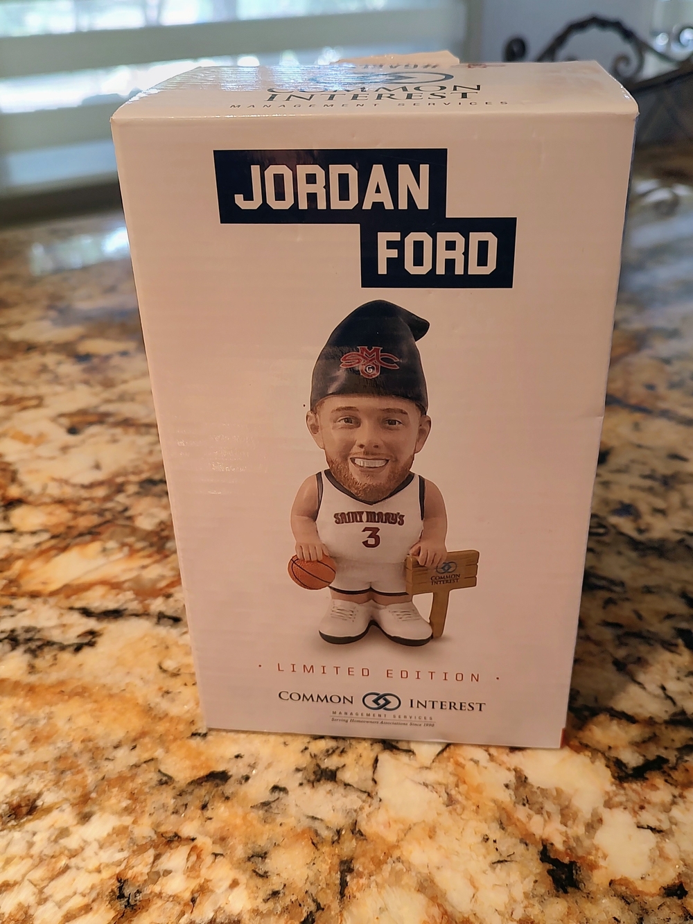 Jordan Ford Limited Edition Bobblehead - White and Navy
